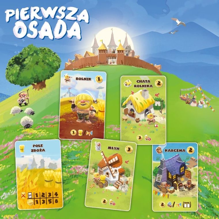 Nasza Księgarnia, Pierwsza Osada, gra karciana