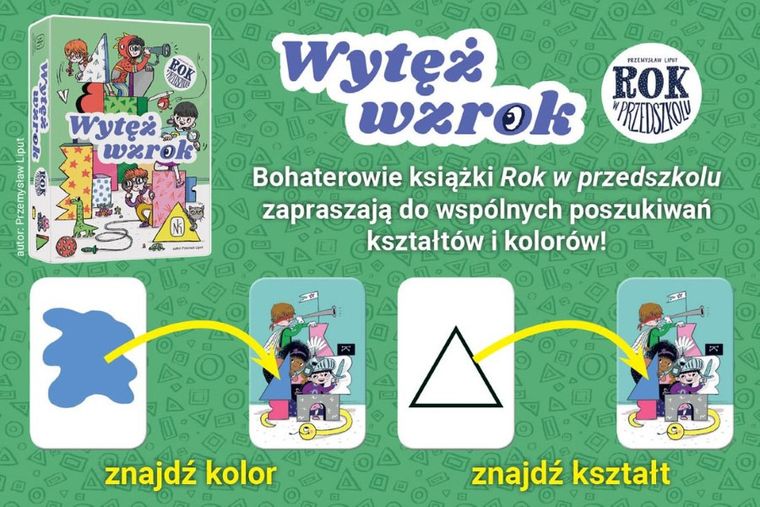 Nasza Księgarnia, Wytęż wzrok. Rok w przedszkolu, gra edukacyjna