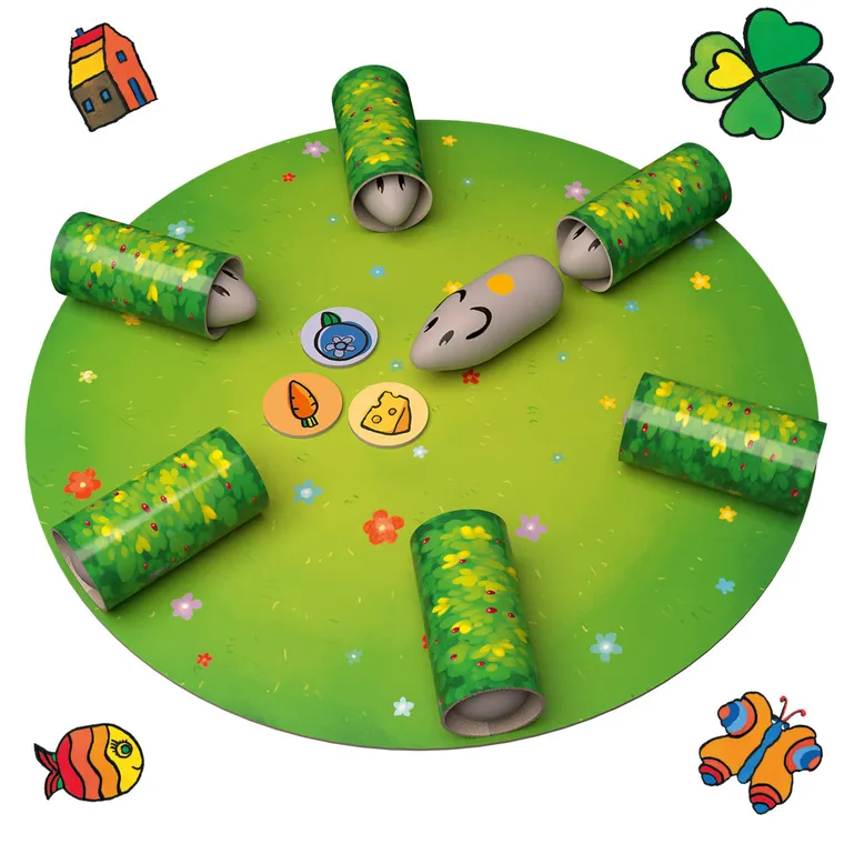 Nasza Księgarnia, Zagrajmy, mamo, Myszki w ogrodzie, gra familijna