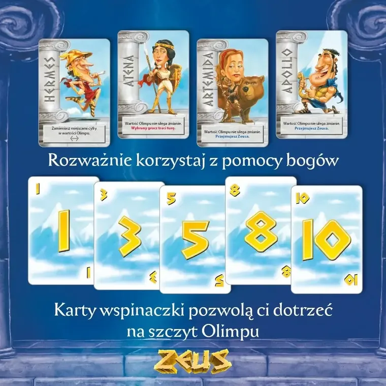 Nasza Księgarnia, Zeus, gra familijna