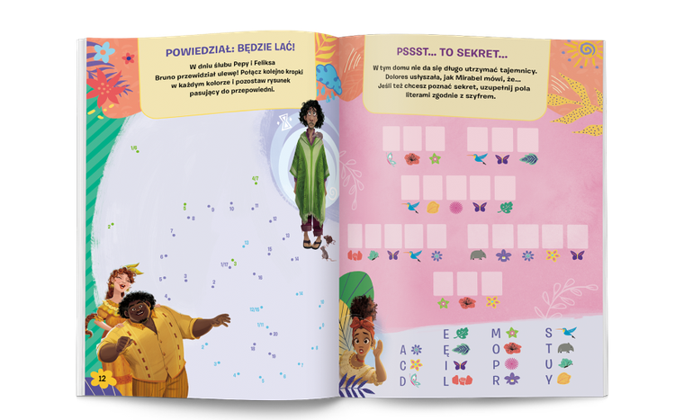 Nasze magiczne Encanto. Zadania do zmazywania