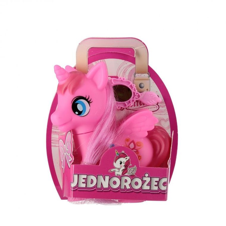 Natalia, jednorożec z akcesoriami do czesania