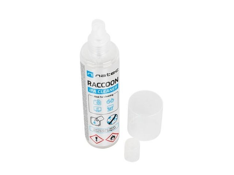 Natec, alkohol izopropylowy, RACCOON IPA CLEANER SPRAY, 250 ml