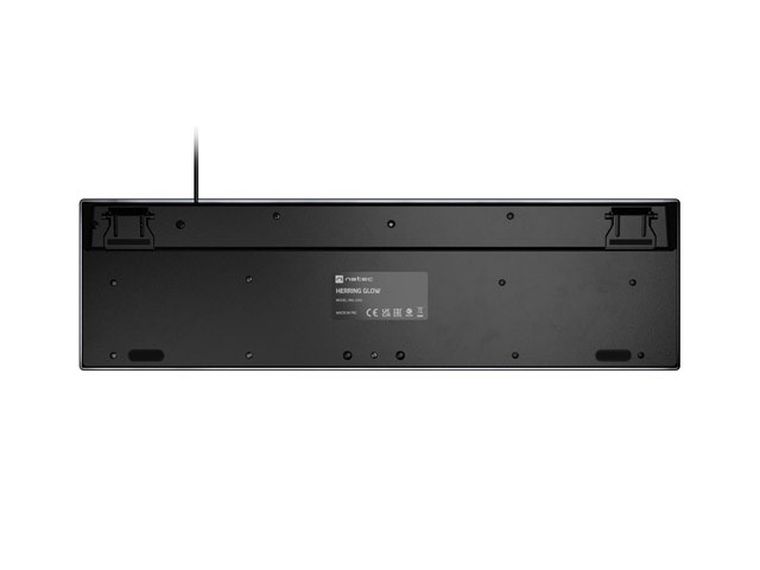 Natec, Herring Glow Us, klawiatura z podświetleniem białym