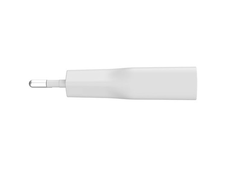 Natec, ładowarka sieciowa, RIBERA GAN SLIM USB-A USB-C 20W, biała