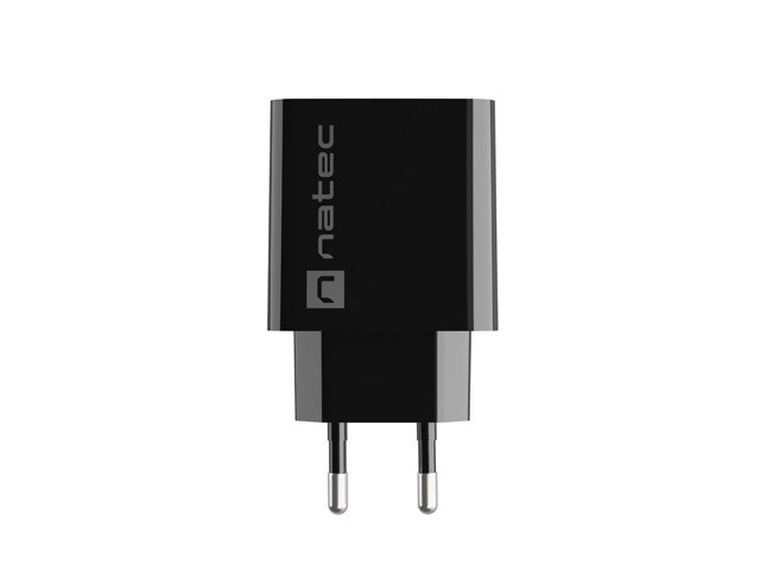 Natec Ładowarka Sieciowa Ribera USB-c 20w Power Delivery, czarna Nuc-2060