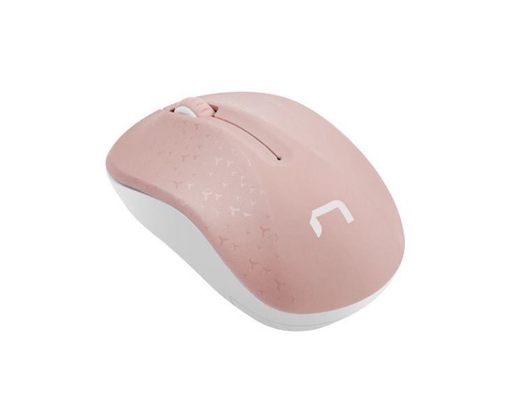 Natec, Toucan, mysz bezprzewodowa, pink-white