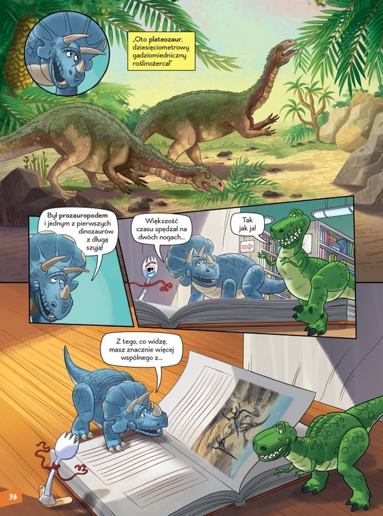 Nauka z komiksem. Era dinozaurów. Tom 1. Straszne jaszczury, czyli dinozaury triasu
