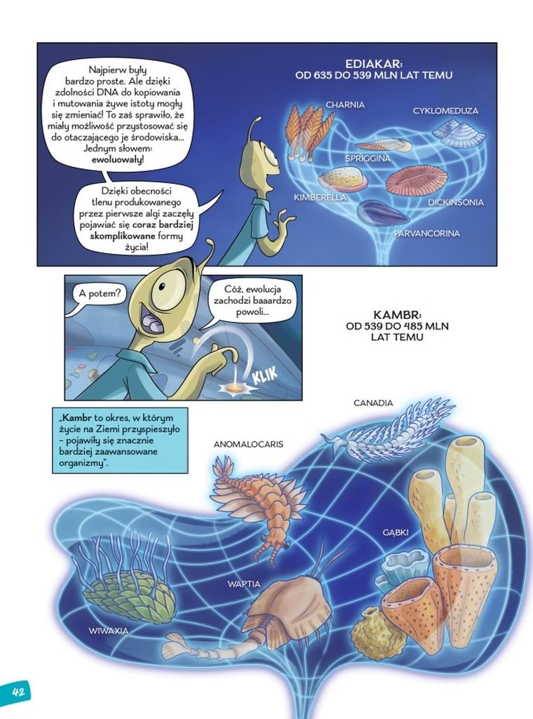 Nauka z komiksem. Genetyka i ewolucja. Tom 1. Życie