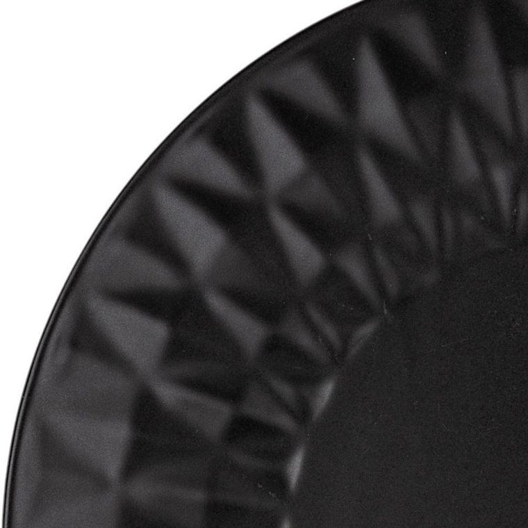 NAVA, talerz ceramiczny, deserowy, Soho Classic, czarny, 20 cm