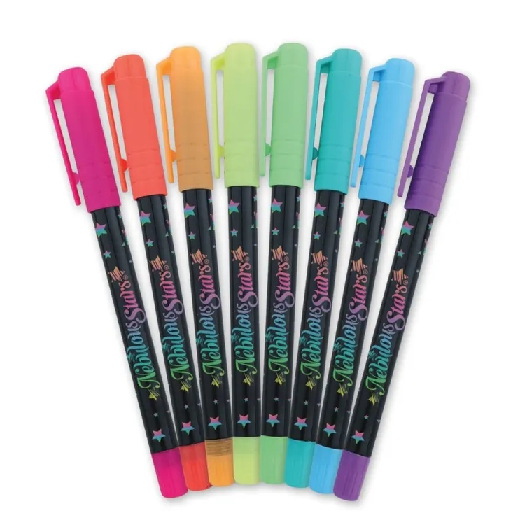 Nebulous Stars, Coralia, kolorowanki z czarnymi kartkami i pisakami