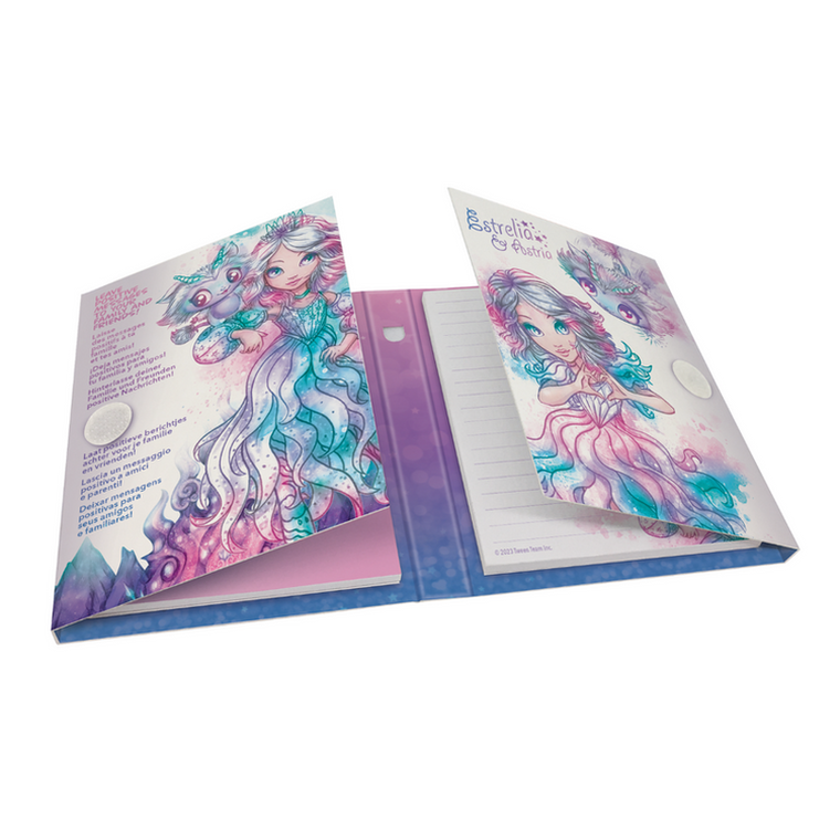 Nebulous Stars, Estralia, notes z długopisem i karteczkami samoprzylepnymi