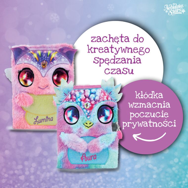 Nebulous Stars, Lumina, pluszowy pamiętnik z kłódką