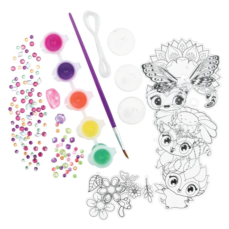 Nebulous Stars, witraż na okno do malowania, 3 szt.