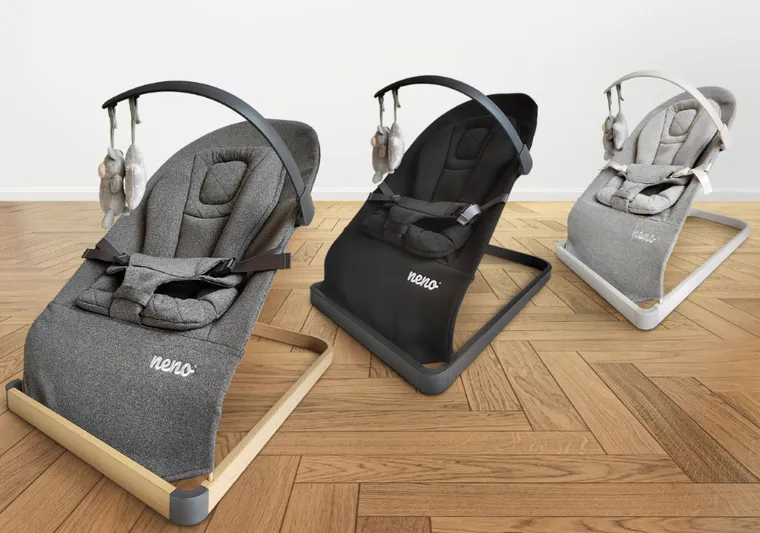 Neno, Chiaro, leżaczek, bujaczek dla dzieci, Graphite