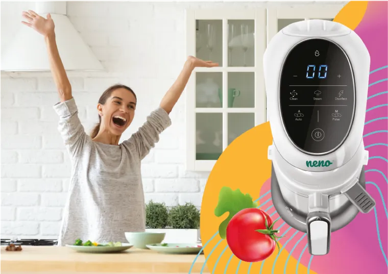 Neno, Cibo, parowy blender do zupek dla dzieci