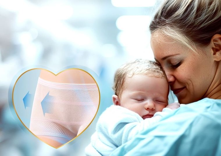 Neno, Sempre, wielorazowe majtki poporodowe, rozmiar M, 2 szt.