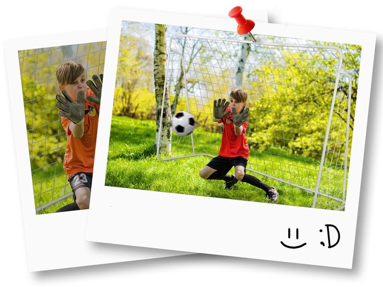 Neo-sport, bramka piłkarska, metalowa do piłki nożnej, 300-200 cm