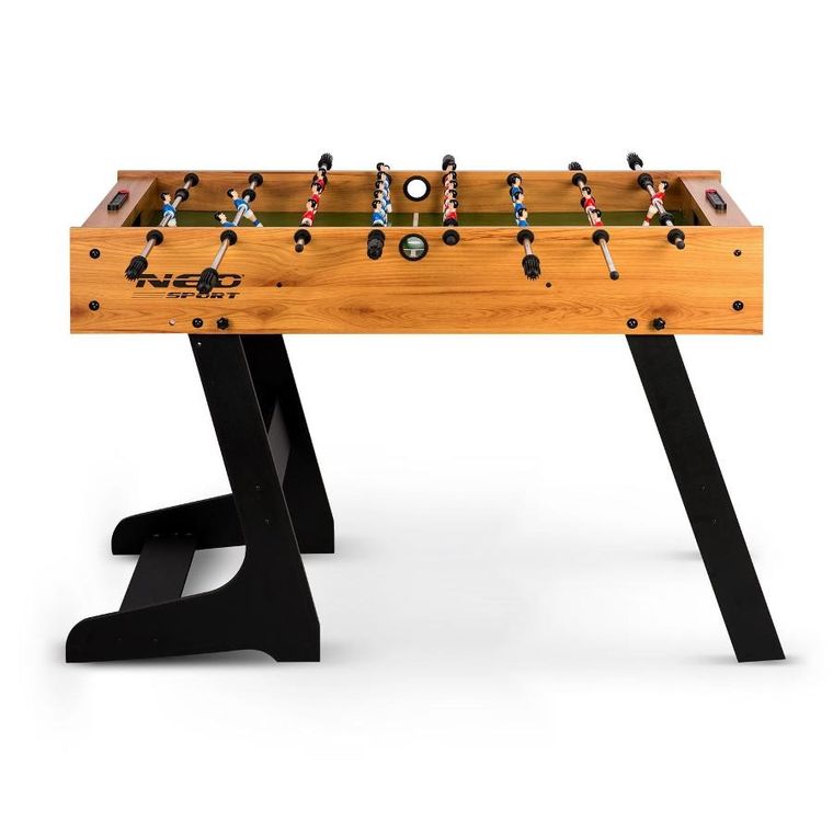 Neo-Sport, drewniany stół do piłkarzyków, 121-61-80 cm