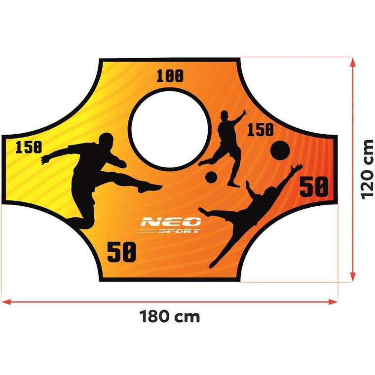 Neo-Sport, mata celnościowa do bramek, 180-120 cm