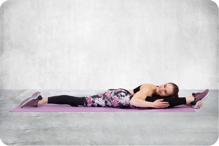 Neo-Sport, mata do ćwiczeń, 173-61 cm, fioletowa