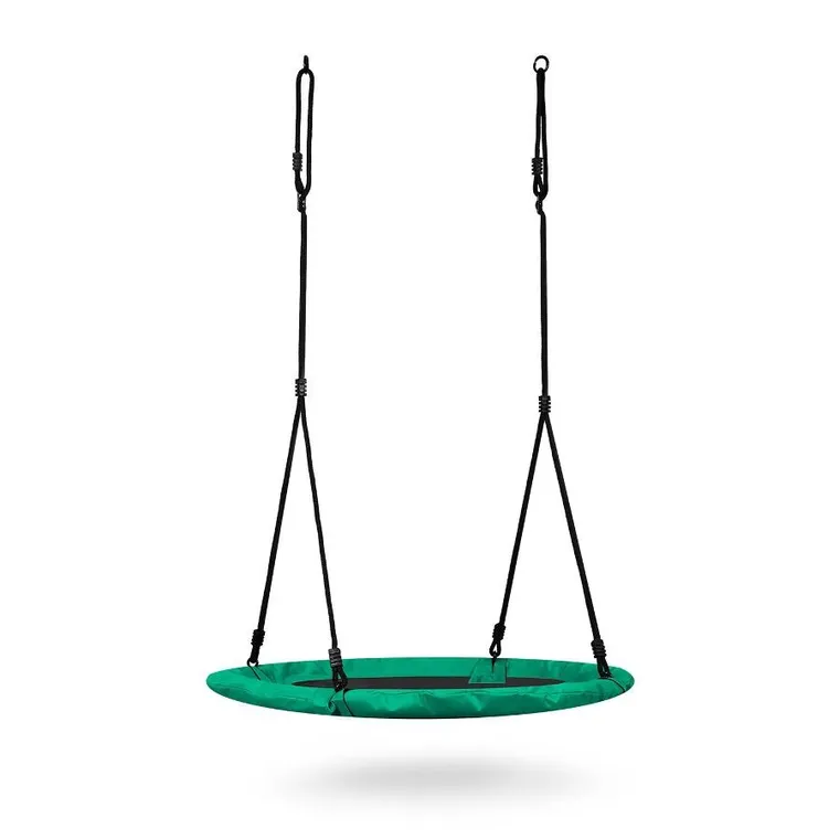 Neo-Sport, Swingo, huśtawka bocianie gniazdo, zielona, 110 cm