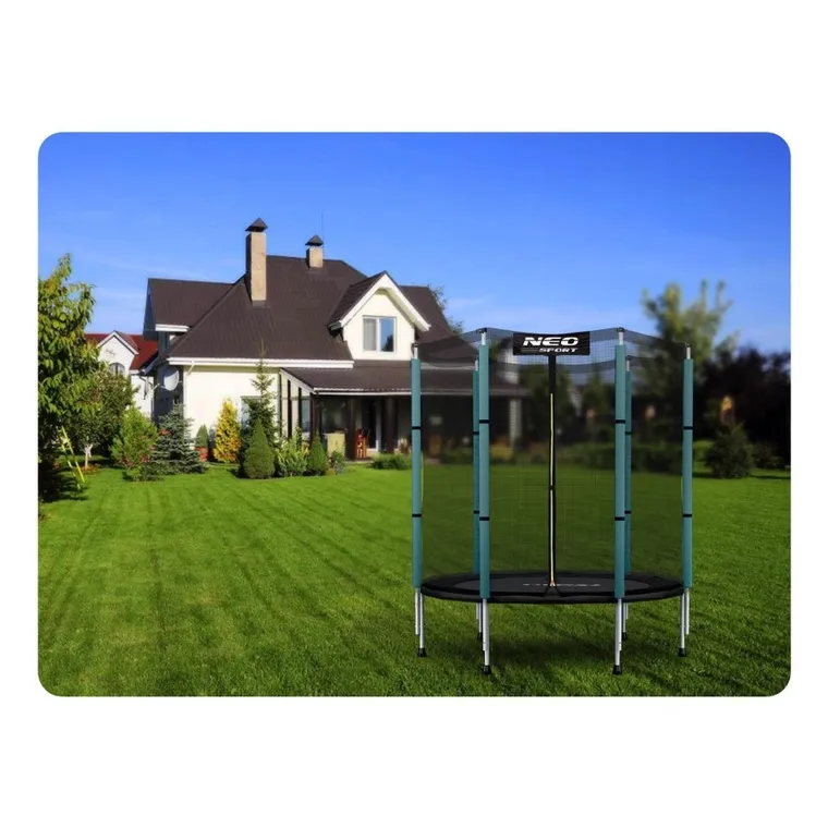 Neo-Sport, trampolina ogrodowa dla dzieci, 4,5ft/140 cm