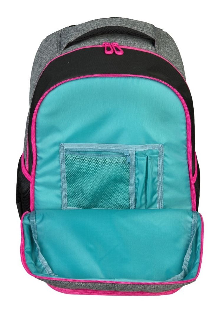 Neoxx, Fly, plecak szkolny, szaro-różowy