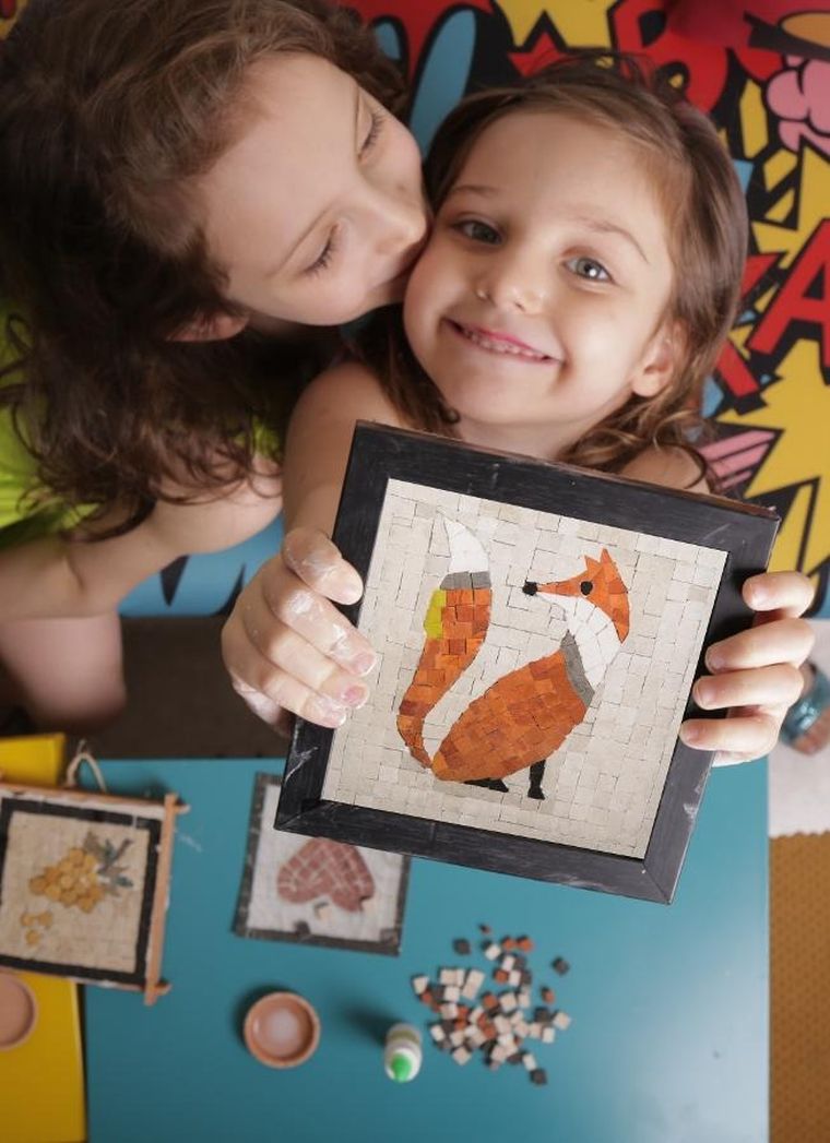 Neptune Mosaic, Lisek, mozaika