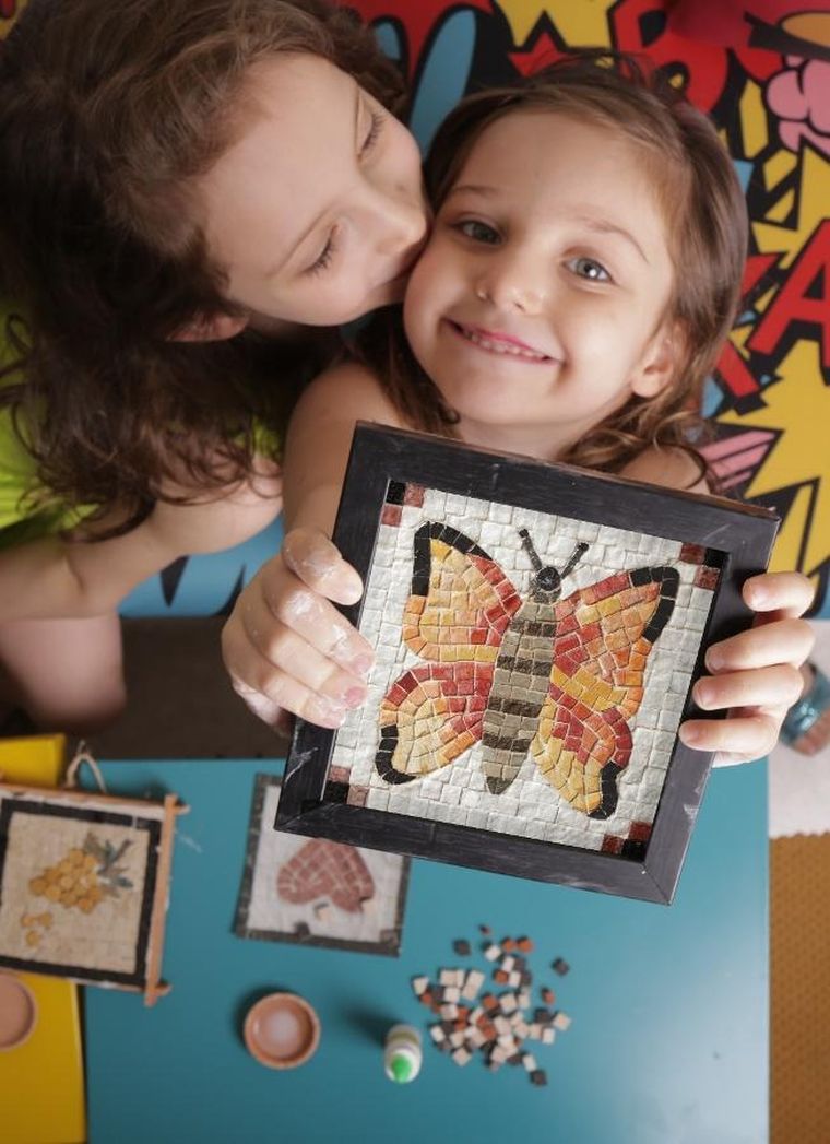 Neptune Mosaic, Motylek, mozaika