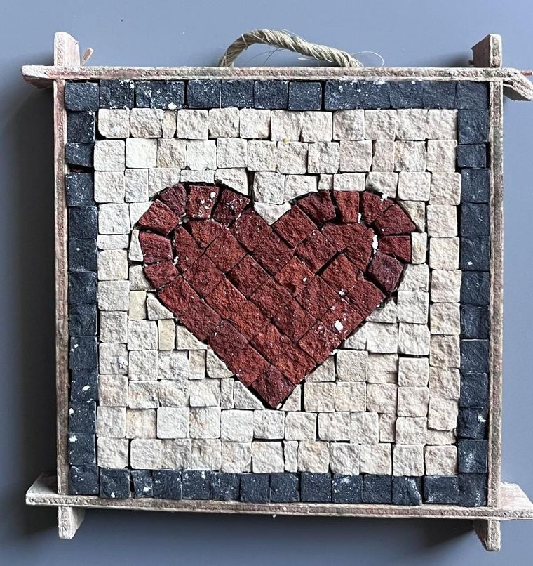 Neptune Mosaic, Serce, mozaika