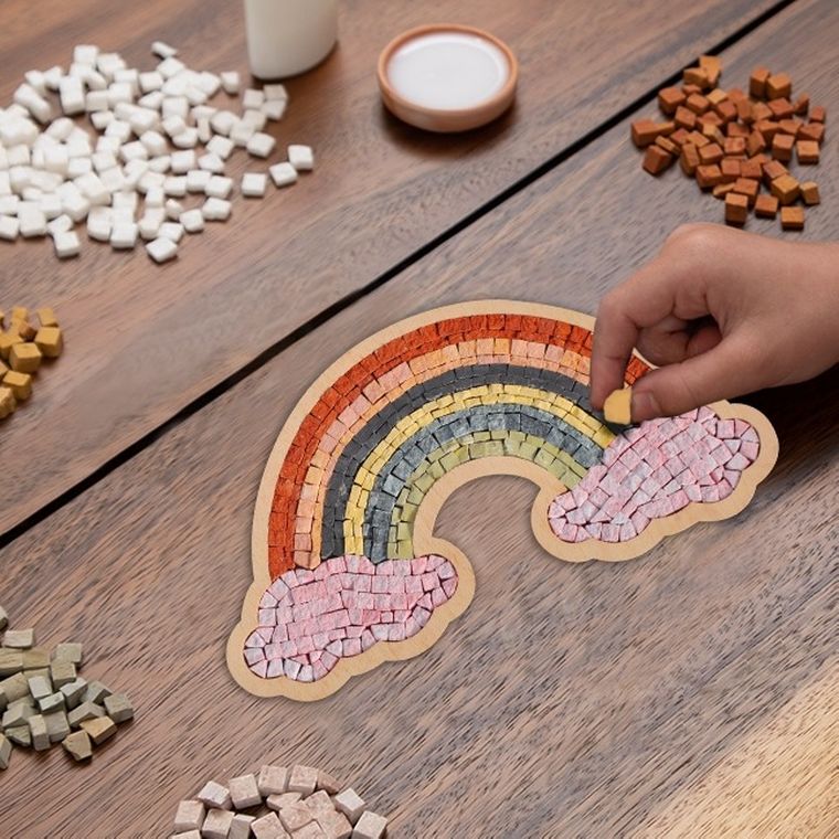 Neptune Mosaic, Tęcza, mozaika