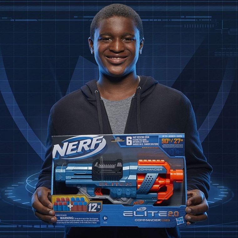 Nerf Elite 2.0, Commander RD-6, wyrzutnia i 12 strzałek