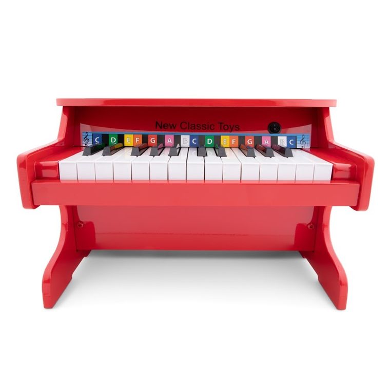 New Classic Toys, E-Pianino, czerwone, 25 klawiszy