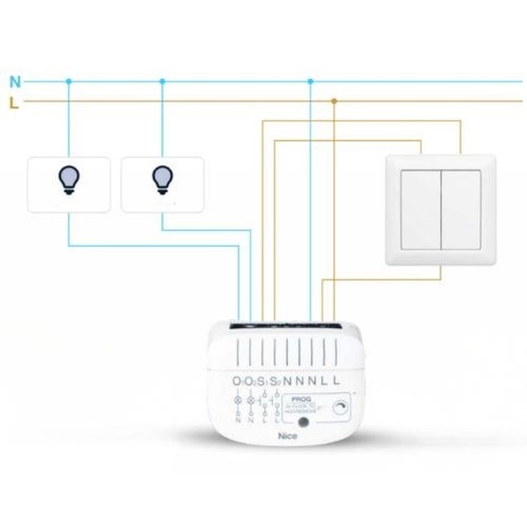 Nice, dwukanałowy ściemniacz LED, DoubleDimmer Control, FGD-223 EU