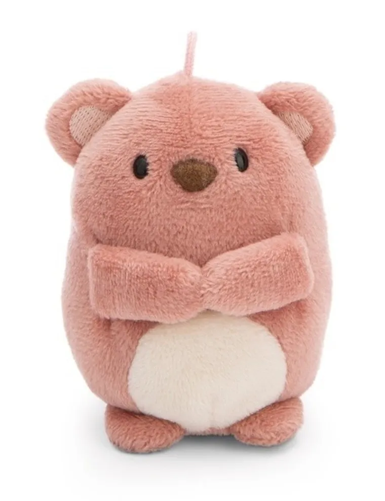 Nici, MyMochi, Miś Nomo z frytkami i kostiumem pszczółki, maskotka w pudełku prezentowym, 8 cm