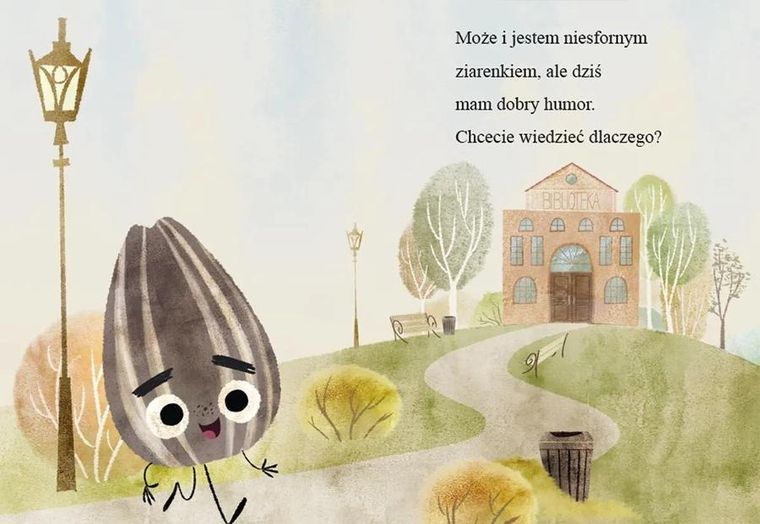 Niesforne Ziarenko idzie do biblioteki. Tryb czytania. Smaczna Banda i emocje