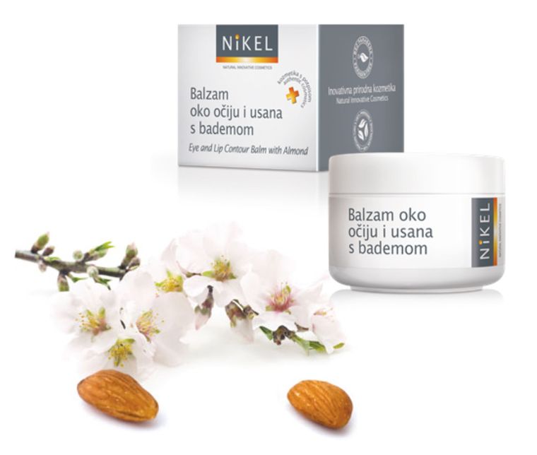 Nikel, Balsam pod oczy i wokół ust z olejkiem migdałowym głęboko nawilżający, 15 ml