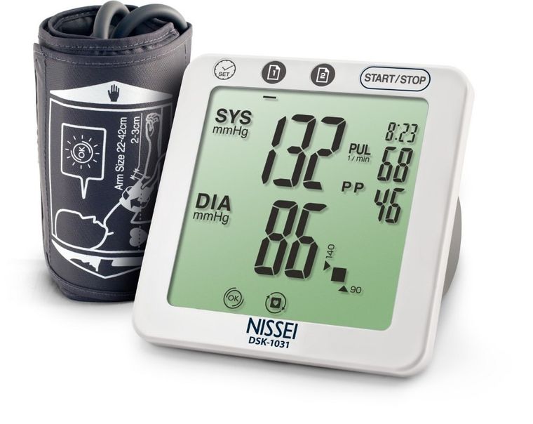 Nissei, ciśnieniomierz automatyczny DSK-1031, naramienny