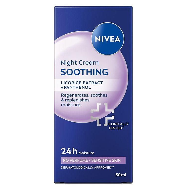 Nivea, kojący krem ​​na noc, 50 ml