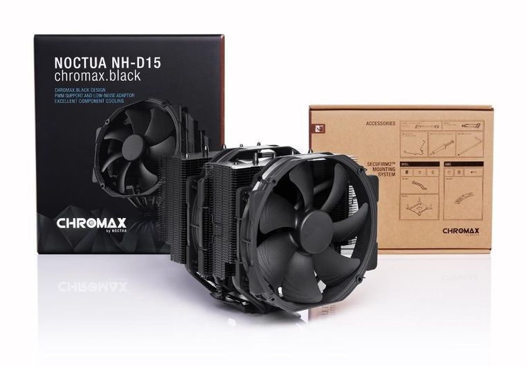Noctua, chłodzenie CPU, NH-D15 chromax black AMD, Intel