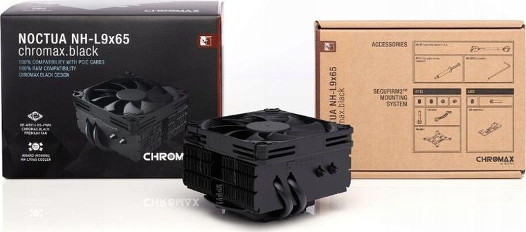 Noctua, chłodzenie CPU, NH-L9-65 chromax Black Low Profile