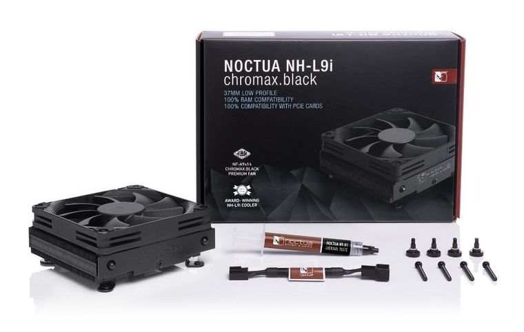 Noctua, chłodzenie CPU, NH-L9i CH.BK Intel Low Profile