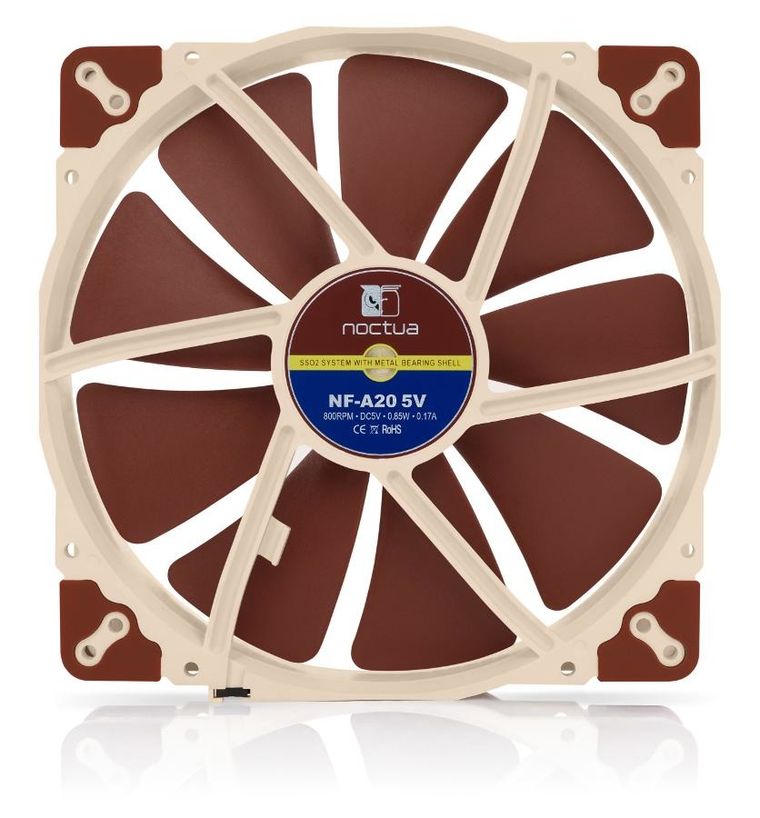 Noctua, wentylator, 200-200-30mm, NF-A20, 5V, 3-pin