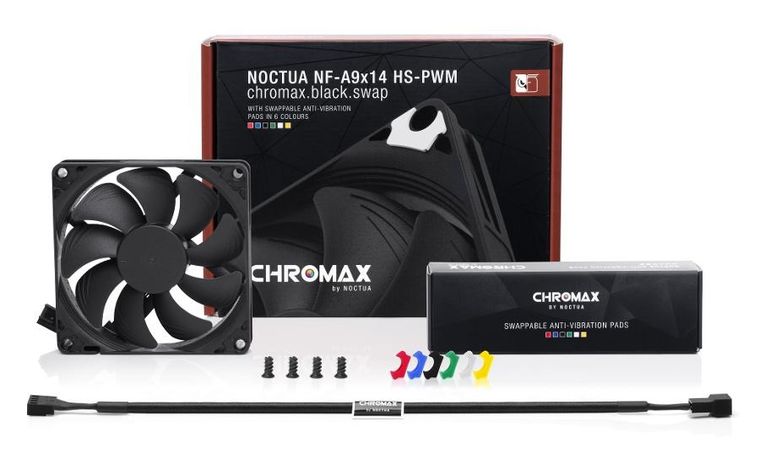 Noctua, wentylator, Low Profile Chromax, 300-2200 Rpm, 92 mm
