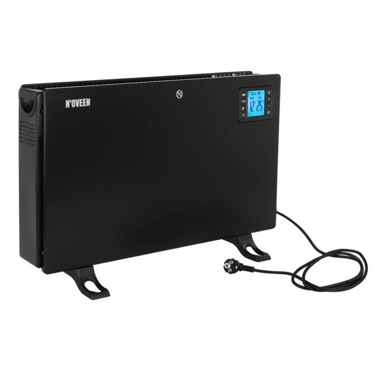 Noveen, grzejnik konwektorowy, CH7100 LCD Smart, Black