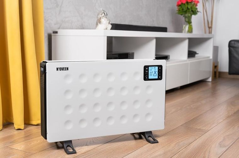 Noveen, grzejnik konwektorowy, LCD Smart White, CH8000