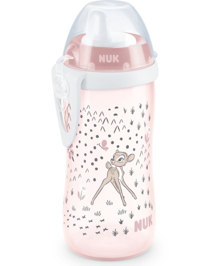 Nuk, Bambi, butelka ze wskaźnikiem temperatury FC+, rozmiar M, 6-18m, 300 ml, 1 szt.