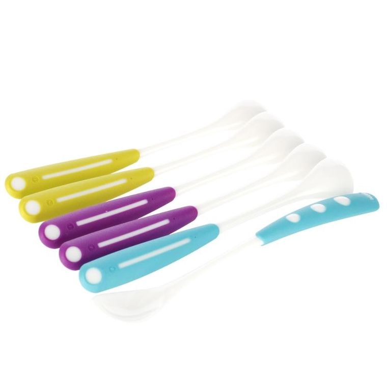 Nuk, Easy, łyżeczka do karmienia, 6m+, zielony, 2 szt.