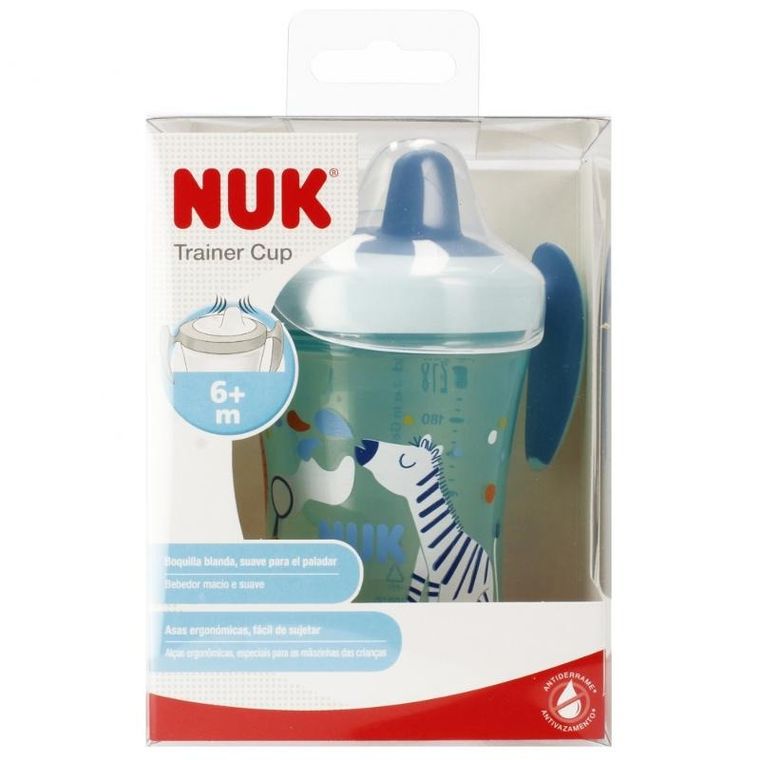 Nuk, Evo Trainer Cup, kubek niekapek, 6m+, niebieski, 230 ml